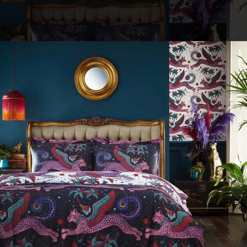 Emma Shipley Lynx Duvet Cover Set Queen